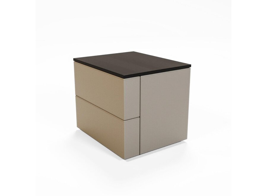 Nachttisch 'Milano' - Smoked Oak