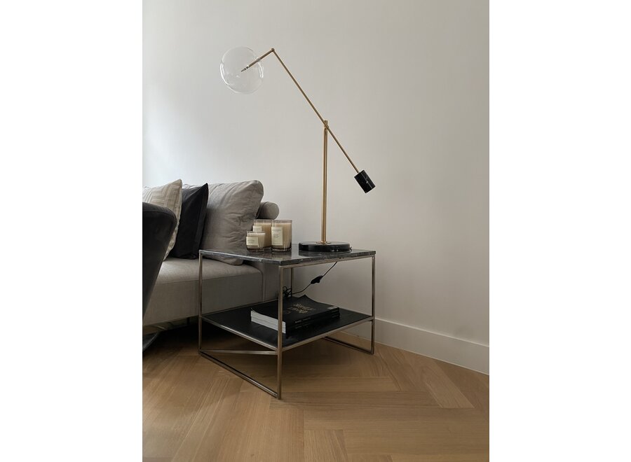 Side table 'Cocktail' - Black Marble