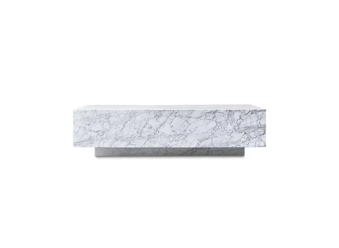 Coffee table Pieno Carrara - Rectangular