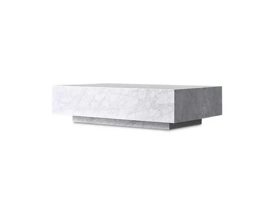 Coffee table 'Pieno Carrara' - Rectangular