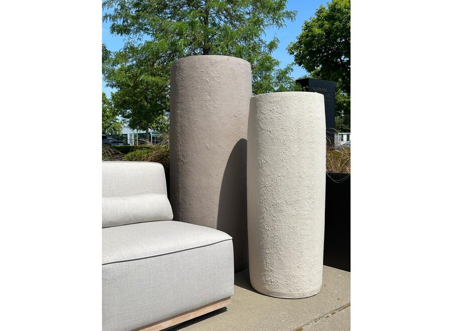 Plantenbak 'Bombax' Cream - S