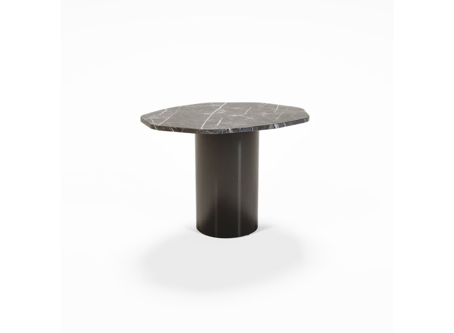 Beistelltisch Bari - Black Marble