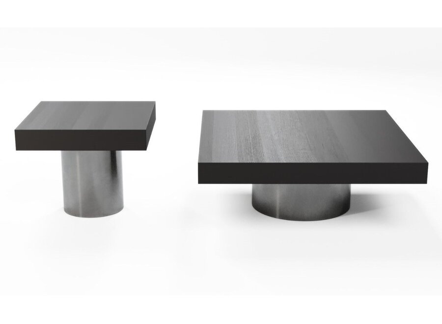 Side table 'Modena' - Smoked Black