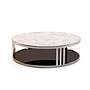Coffee table 'Fabrio' - White Marble