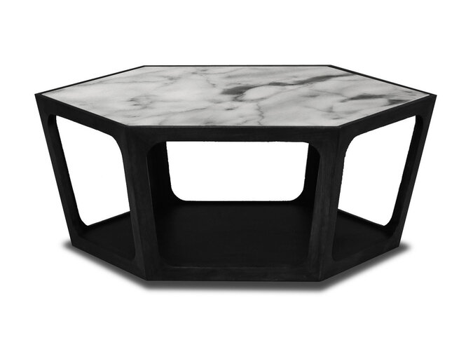 Coffee table Amadeo - White Marble