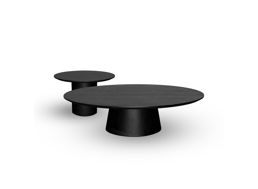 Side table 'Positano' - Smoke black