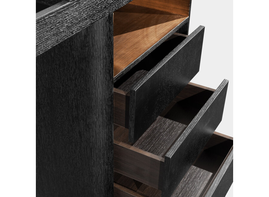 Schminktisch 'Madison' - Charcoal Oak