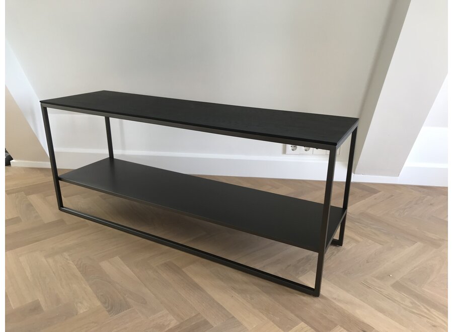 Console table 'Giulia' - Charcoal Oak