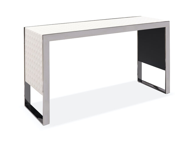 Table console Diana - Beige Leather