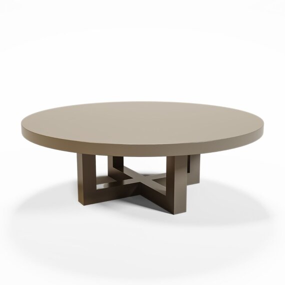 THE GRAND COLLECTION Dining table 'Positano' - Smoke black - Wilhelmina  Designs