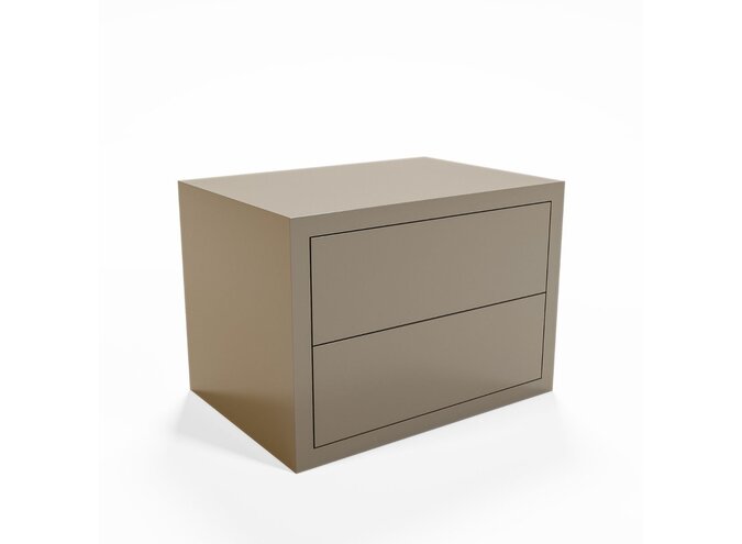 Bedside table James L - Matt Taupe