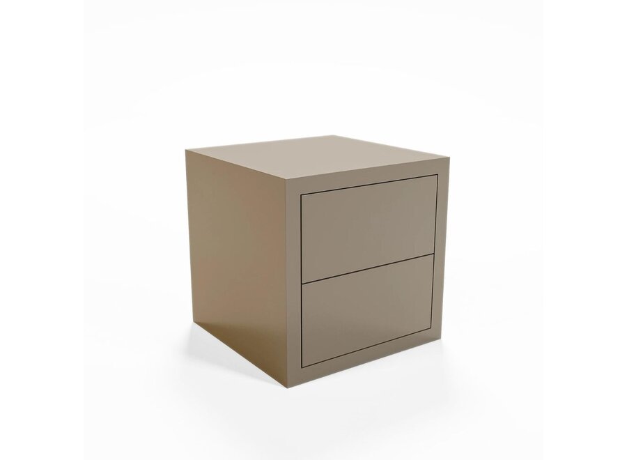 Bedside table James S - Matt Taupe