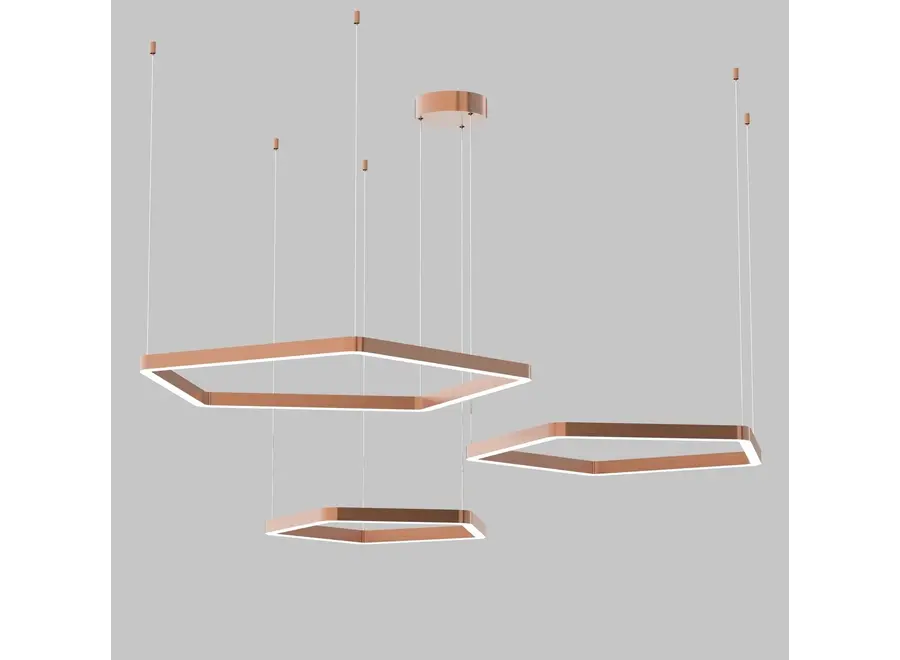 Chandelier Hexagon - Set van 3