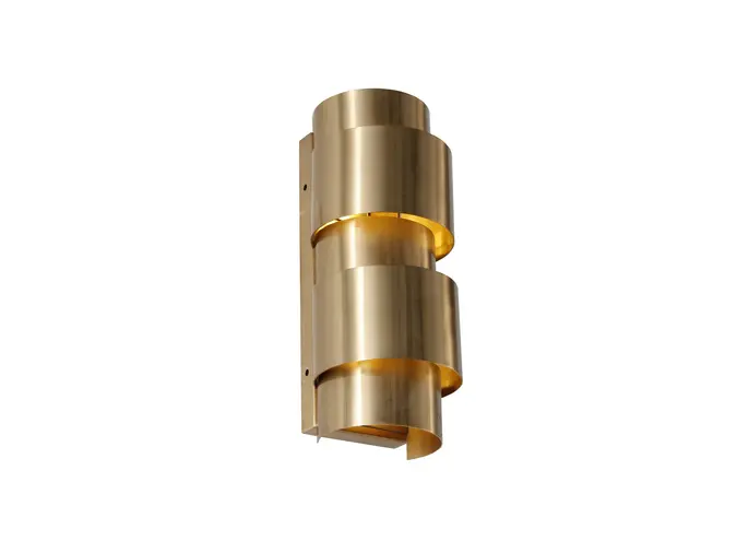 Wandleuchte Saint Round - Brass