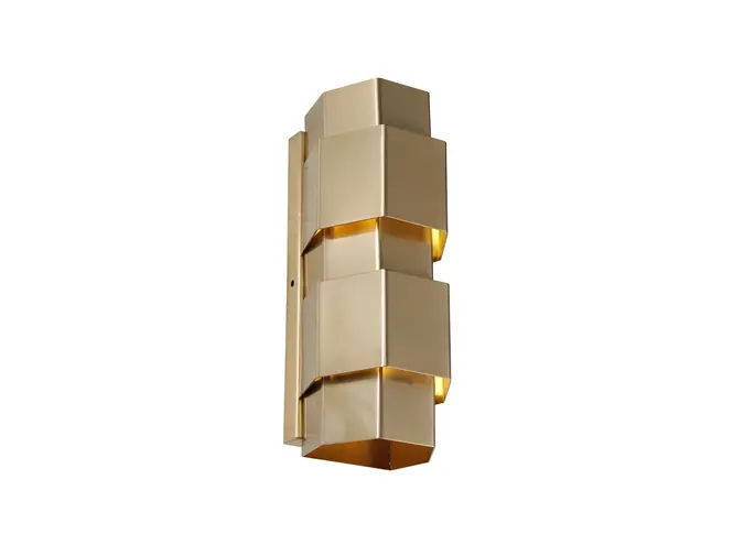Wall lamp Saint Hexagon - Brass
