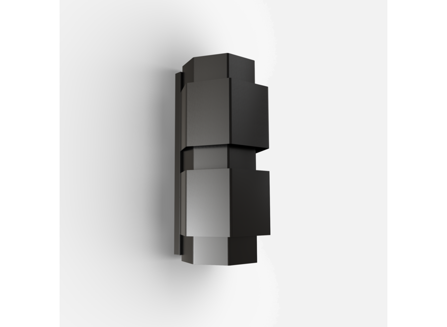 Wall lamp 'Saint' Hexagon - Black