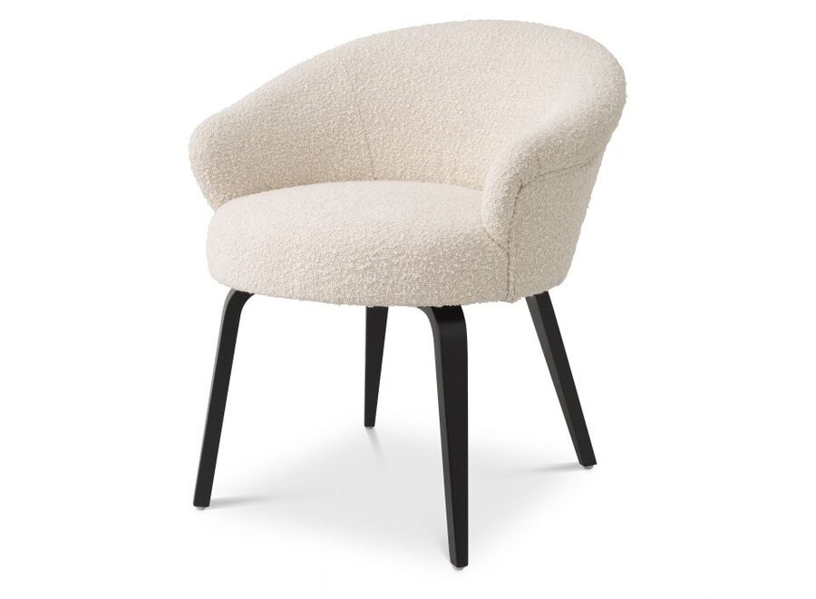 Dining chair 'Moretti' - Bouclé cream - OL