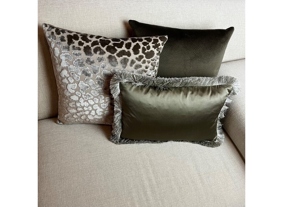 Cushion combination Olive/Sand: Glanice, Simala & Dafne