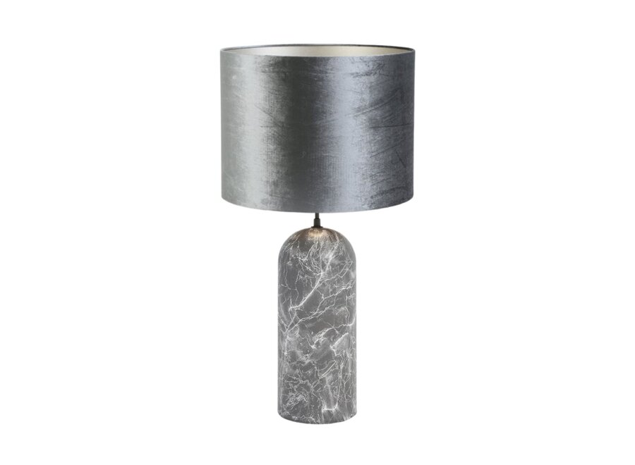 Lampe de table 'Verona' - Black Marble