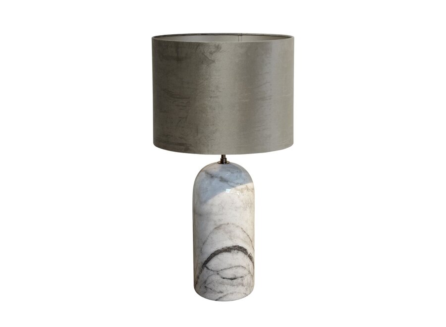 Lampe de table 'Verona' - White Marble