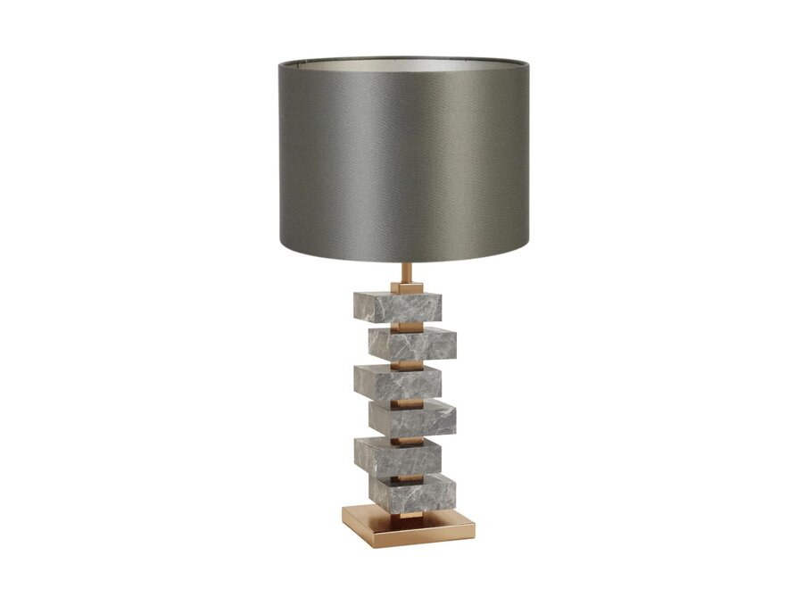 Table lamp 'Mayfair' - Gray Marble