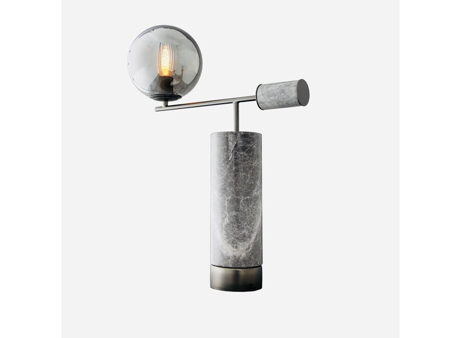 Lampe de table 'Giorgia' - Grey Marble