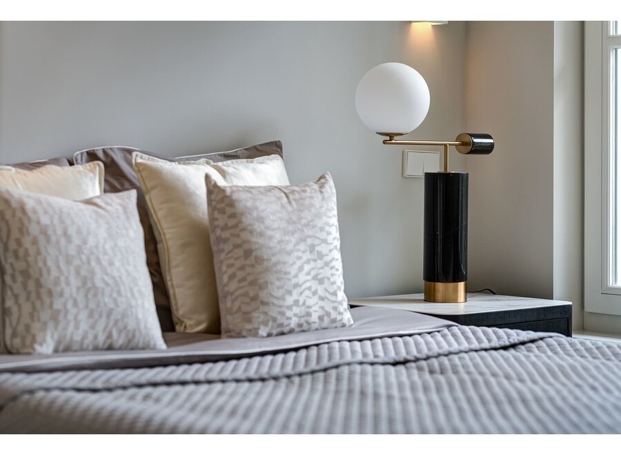 Table lamp 'Giorgia' - Black Marble