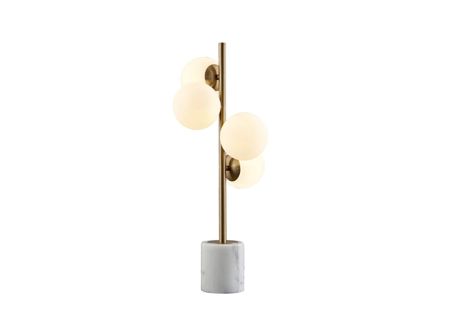 Lampe de table 'Stella' - White Marble