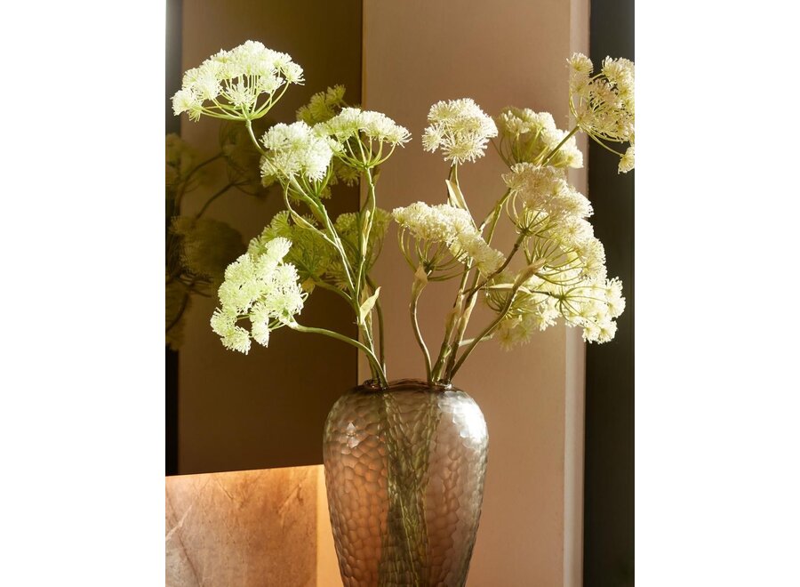 Artificial flower Heracleum 105cm - White