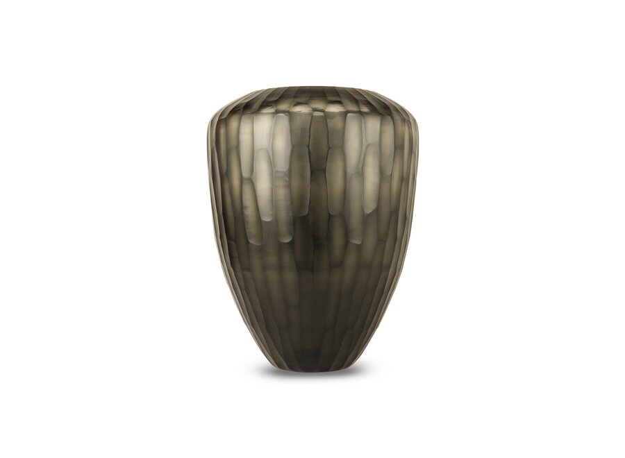 Vase 'Jade' M - Dark Smoke