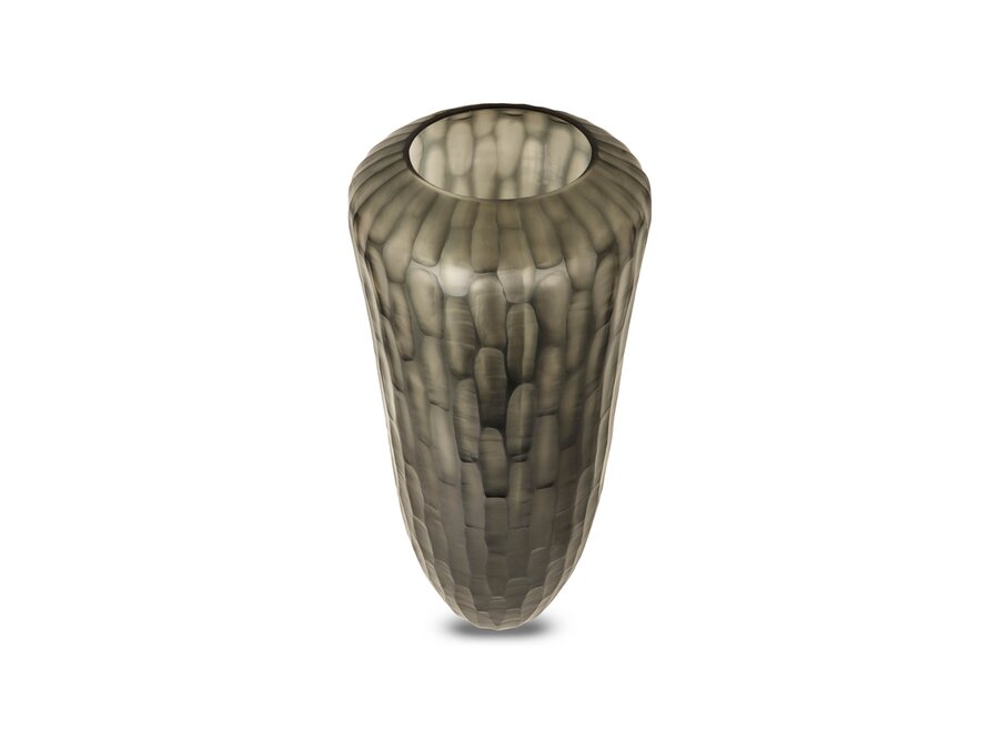 Vase 'Jade' L - Dark Smoke