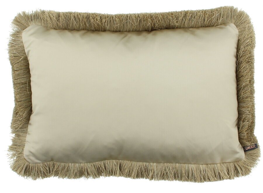 Decorative cushion Dafne Gold + Fringe Gold