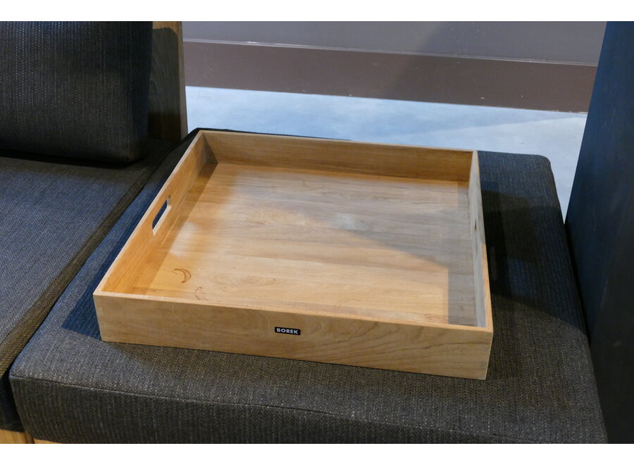 Tray 60x60x9.5cm - Teak