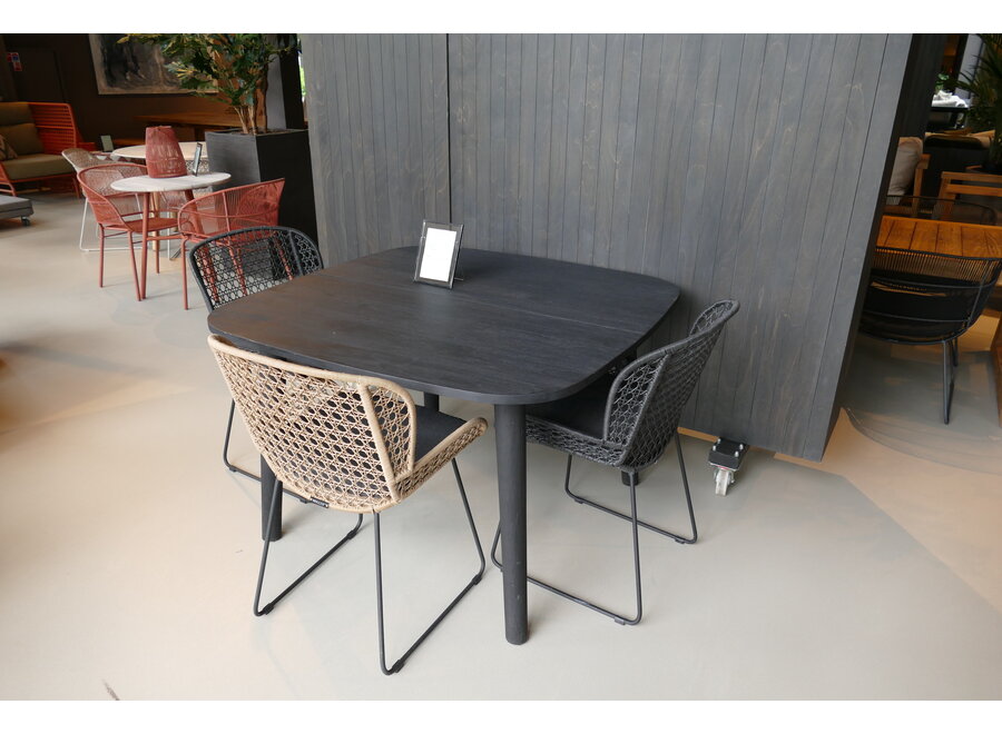 Table d'appoint 'Lennon' 60x60x45cm - Teak Charcoal Finish