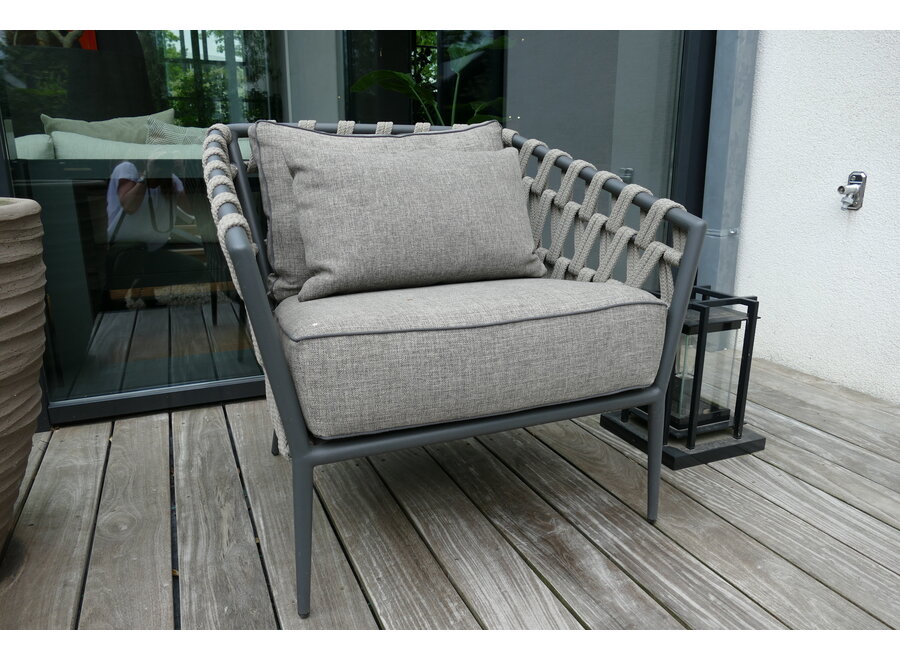 Chaise longue 'Tavira' - Slate