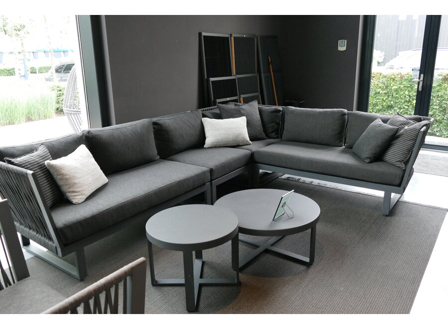 Lounge set 'Altea' corner module - Dark Gray