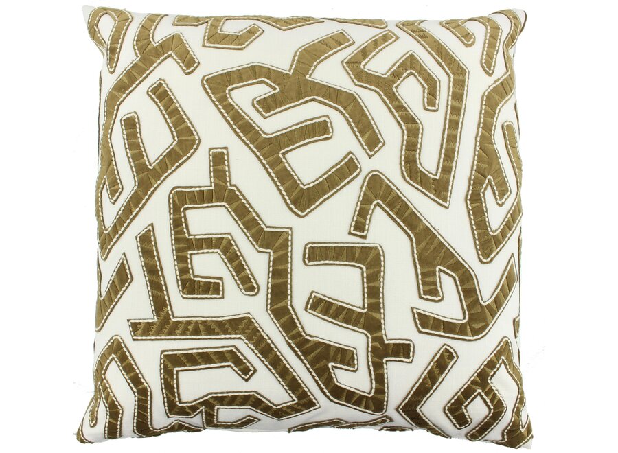 Decorative cushion Apelia Exclusive Dark Gold