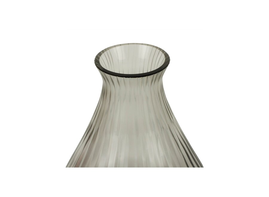 Vase 'Malachit' S - Smoke Grey