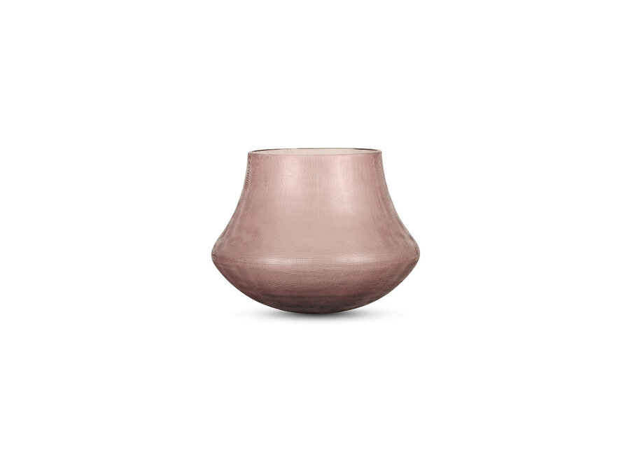 Vase 'Khooni' M - Aubergine