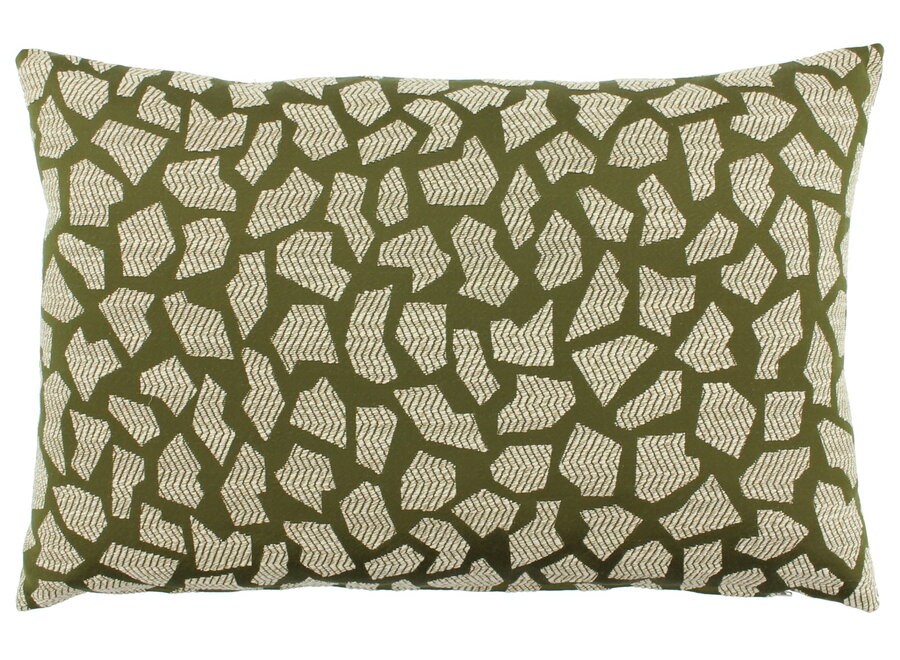 Coussin décoratif Golicia Dark Green