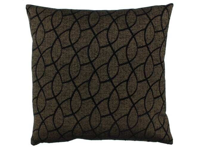 Coussin Graffy Black/Bronze