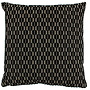 Coussin décoratif Isabella Black/Sand