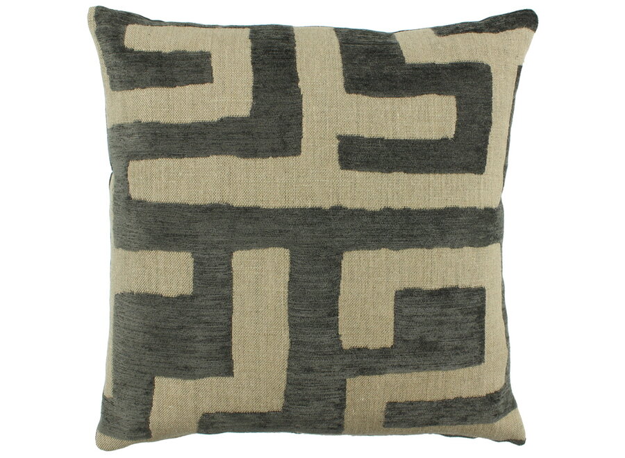 Decorative cushion Kubana Dark Taupe