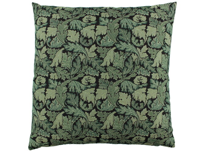 Cushion Leaf Art Olive