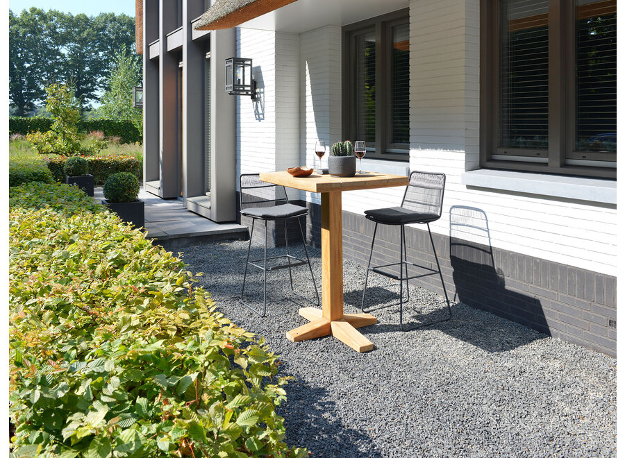 Bar table 'Bruce' 70x80x110cm - Teak