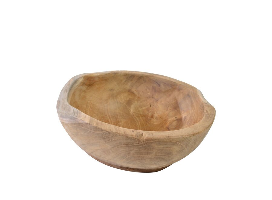 Salade schaal 'Tess' Ø20x5cm - Teak