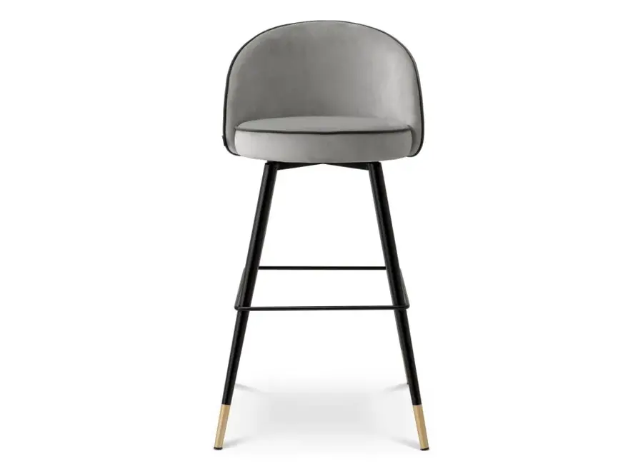 Bar chair 'Cooper' set of 2 - Grey