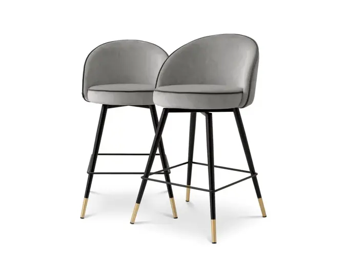 Counter Chair Cooper set of 2 -Grey