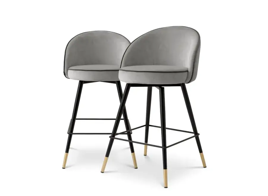 Counter Chair Cooper set of 2 -Grey