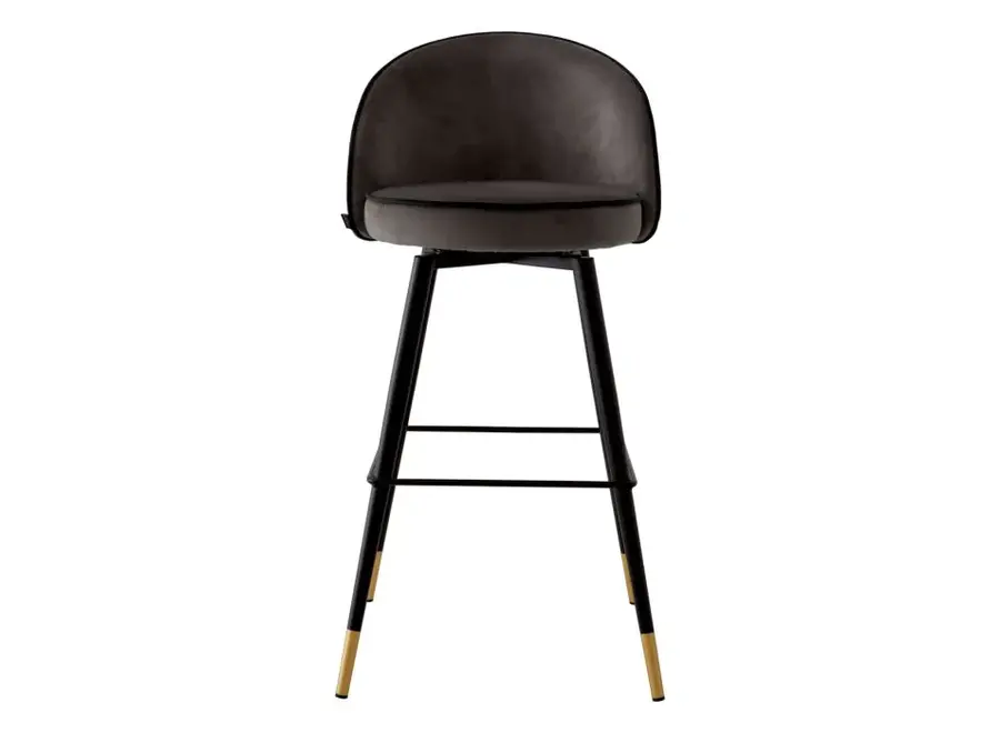 Bar chair 'Cooper' set of 2 - Dark grey